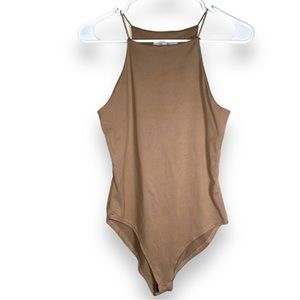 Tan Tank Top Bodysuit size S